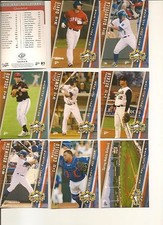 Checklist - 2011 Pacific Coast League "AAA" All-Star Complete Set