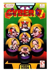 Cyber 7 #1 VF; Eclipse | Studio Proteus * - Picture 1 of 2