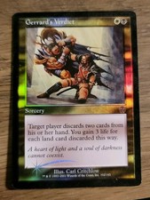 Magic the Gathering MTG FOILGerrard's Verdict -- Apocalypse -- MP