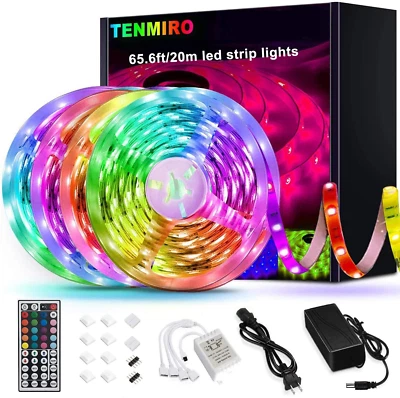Tenmiro Led Strip Lights Ultra Long RGB 5050 Color Changing LED Light, 65.6ft - Image 1 of 4