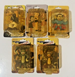 Classic Cartoons 5 Figurines Assortment Mickey, Tom, Jerry, Popeye & Betty Boop - Picture 1 of 4