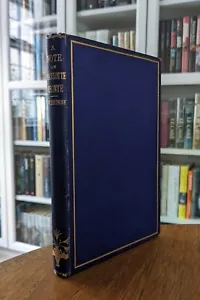 First Edition Antiquarian: A Note On Charlotte Brontë By A. C. Swinburne (1877) - Bild 1 von 10