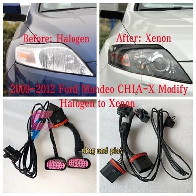 Arnés de cables Adarter para faros halógenos a xenón Ford Mondeo CHIA-X 2009-2012 Foto 1 de 4