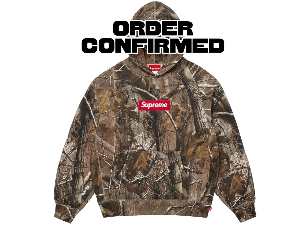 Sudadera con Capucha Supreme Box Logo (FW25) Realtree AP Camuflaje Preorden - XL ✅ Foto 1 de 1