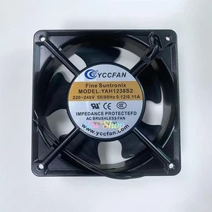 1 Pc. New YCCFAN YAH1238S2 Cooling Fan 12038 AC220-240V 0.12/0.11A 12CM 2Pin - Picture 1 of 1