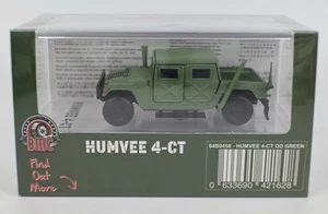 BMC 1/64 Scale Humvee 4-CT Green Diecast Car Model Toy Collection Gift - Picture 1 of 5