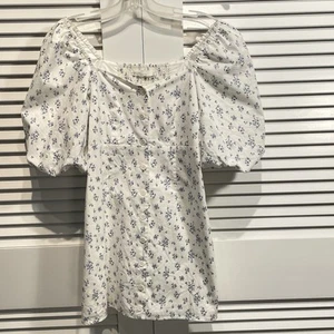 Oak + Fort Blumendruck Minikleid eckiger Ausschnitt Puffärmel Damen Größe Small - Bild 1 von 12