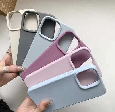 COVER in silicone per iPhone16 15 13 11 14 12 Pro Max. Vari colori disponibili. - Immagine 1 di 4