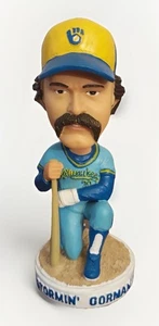 Milwaukee Brewers - STORMIN' GORMAN THOMAS puderblau Uni WACKELKOPF - SGA - Bild 1 von 5