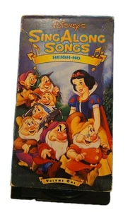 Walt Disney SING ALONG SONGS Volume 1 HEIGH-HO Vhs Video Tape - Foto 1 di 5