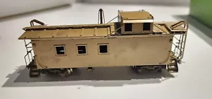 Overland Models HO Scale Brass Frisco Caboose with Wood Cupola Undecorated - Picture 1 of 11