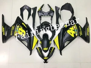 Kit de carenado de carrocería de inyección ABS 2013-17 NINJA 300 amarillo mate negro mate - Imagen 1 de 6