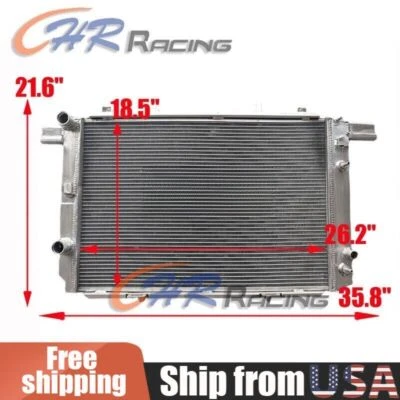 Radiador de aluminio de 3 filas para Mercedes-Benz R129 SL 280/320 1993-2001 automático Foto 1 de 4