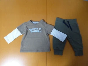 Baby Outfit / Pullover und Hose / Gr. 68/74 / Baumwolle / grün / Liegelind  - Picture 1 of 3