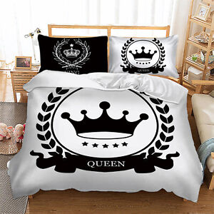 Printed Soft Duvet Cover Set Comforter Cover Bedding Set Twin/Queen/King Size