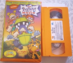 The Rugrats Movie VHS Video 1998 Cartoon Nickelodeon Bonus Short Catdog Vintage - Imagen 1 de 9