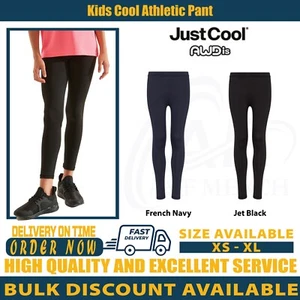 Just Cool Awdis Kids cool Athletic Pant Leggings Sports Fitness Exercise JC87J - Picture 1 of 6