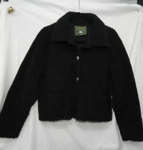 Chaqueta de abrigo negra suave Colorado Trading & Clothing Company para mujer talla grande - Imagen 1 de 10
