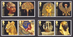 GREAT BRITAIN - 2022 CENTENARY OF TUTANCHAMUN TOMB DISCOVERY - 8V MINT NH - Bild 1 von 4