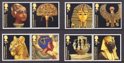 GREAT BRITAIN - 2022 CENTENARY OF TUTANKHAMUN TOMB DISCOVERY - 8V MINT NH - Image 1 of 4