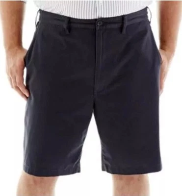 NEW NWT! Claiborne Men's Shorts Flat Front Size 46 Galaxy Grey (Gray) MSRP $50 - Image 1 of 4