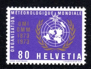1973 Switzerland SC# 80132 - For the World Meteorological Organization - M-NH - Picture 1 of 1