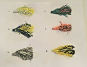 "Gonne Jig - 2 1/2" Gonne di Gomma - Gonne Spinnerbait - Lotto Gonne (10) + GRATIS - Foto 1 di 3