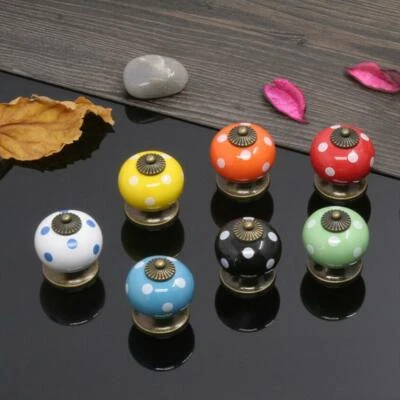 Möbelknopf Keramik Möbelgriffe Kinderzimmer Schrank Schubladen KNÖPFE Punktgriff - Bild 1 von 4