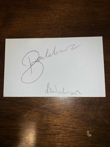 KHALID BOULAHROUZ - SOCCER - AUTOGRAPH SIGNED - INDEX CARD -AUTHENTIC - C324 Cover