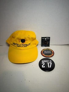 Path of Totality August 21, 2017 - Hat, pins and button used - Picture 1 of 1