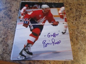 BRIAN PROPP SIGNED 8X10 GLOSSY PHOTO PHILADELPHIA FLYERS (A) TEAM CANADA - Picture 1 of 2