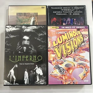Tangerine Dream - Tour and film soundtrack DVDs job lot x 4 1997 - 2004 - Picture 1 of 13