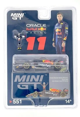 Mini GT 1:64 Red Bull Racing RB18 #11 Sergio Pérez 2022 Monaco Winner MGT00551 - Image 1 of 4