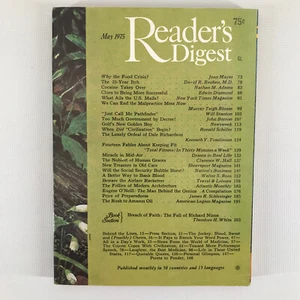 Reader's Digest #637 May 1975 Subscription Edition - Imagen 1 de 2