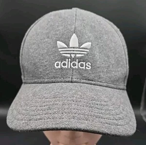 Adidas Men's RN#90288 Grey 100% Cotton HAT/Cap Adjustable Snapback - Bild 1 von 9