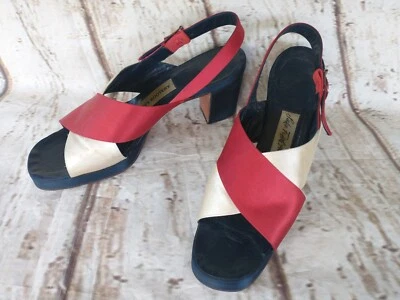 Zapatos De Colección Saks Fifth Avenue 3" Tacones Punta Abierta - 7N Foto 1 de 4