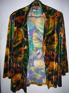 BLAZER MODA DONNA NUOVO velluto M/L taglia Made in USA - Foto 1 di 4