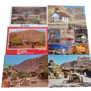 6x Set Unused Unposted Calico Ghost Town Mining Town California Postcards Lot - Picture 1 of 1