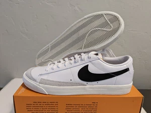 Nike Blazer Low '77 Vintage White Black Sail DA6364 101 Men's Shoe Size 12 - Picture 1 of 9
