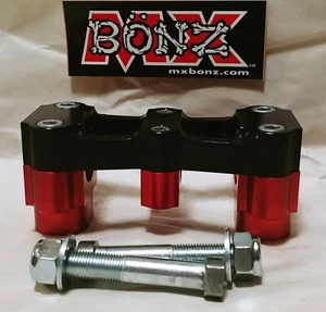 BAR MOUNT HONDA CR500 CR500R CR 500 HANDLE BAR CLAMP 7/8" 22mm SE BAR 1984-2001 - Picture 1 of 1
