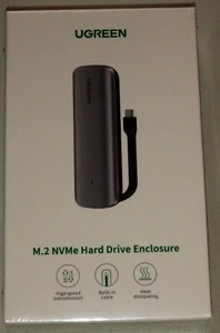 UGreen M.2 NVMe Hard Drive Enclosure 10 Gbps High Speed Transmission - Afbeelding 1 van 2