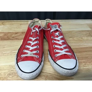 Converse Chuck Taylor All-Star Sneakers Women's 14 Red White Athletic Shoes - Picture 1 of 7