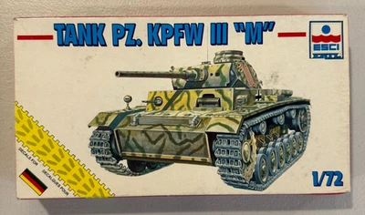 -Esci Ertl - 1/72 - 8324 - Tanque alemán Pz Kpfw III M Foto 1 de 2
