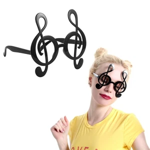 Musical Note Glasses Festival Mens Funny Notes Concert Beautiful - Picture 1 of 11
