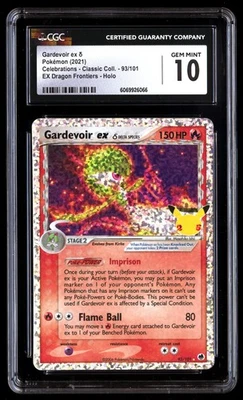 CGC 10 Gardevoir EX ´ 93/101 Pokémon Celebrations Classic . 2021 English - Image 1 of 3