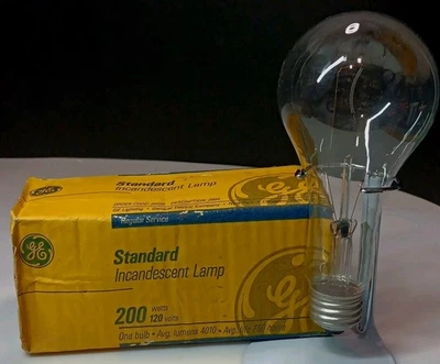 A23 200 watt General Electric-4010 Lumens-750 Hours - Image 1 of 4