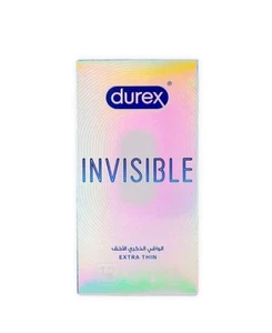 24x Durex Invisible Condoms Extra Thin for Intense Sensation Exp 04/2027 - Picture 1 of 1