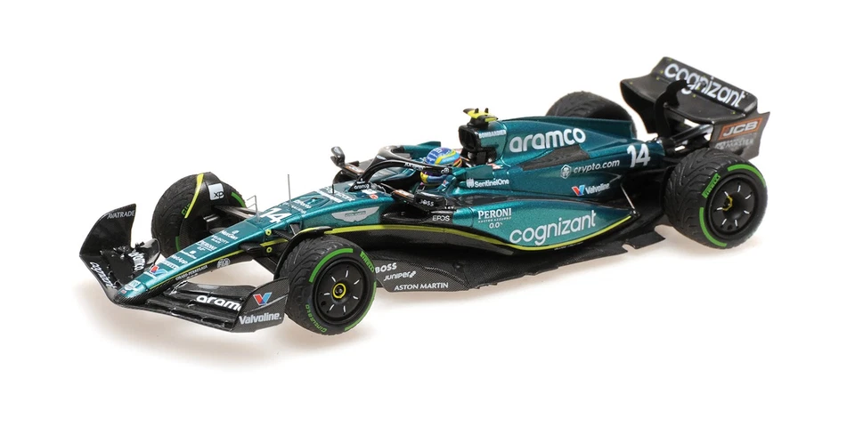 Minichamps 1:43 ASTON MARTIN AMR23 FERNANDO ALONSO 2ND DUTCH GP 2023 - 417231414 - Immagine 1 di 3