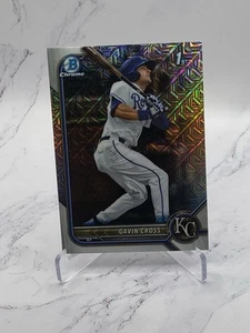 Gavin Cross 2022 Bowman Chrome 1st MOJO Refractor Royals BDc-6 - Picture 1 of 2
