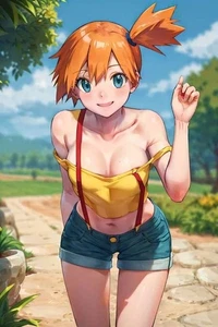 pokemon misty waifu nsfw 4x6 10 pack glossy photo art custom made sexy band 1 - Bild 1 von 1